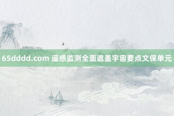 65dddd.com 遥感监测全面遮盖宇宙要点文保单元