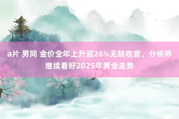 a片 男同 金价全年上升超26%无缺收官，分析师继续看好2025年黄金走势